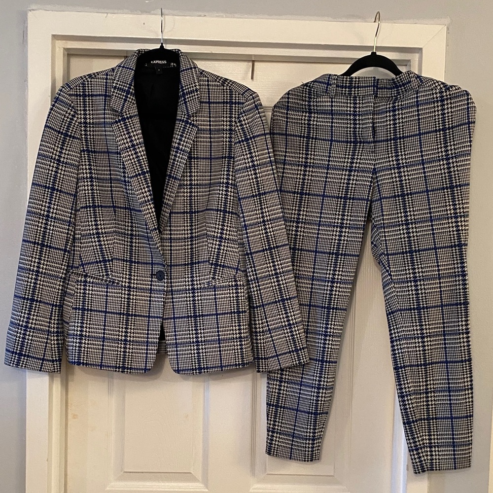 Express Women's Plaid Pantsuit